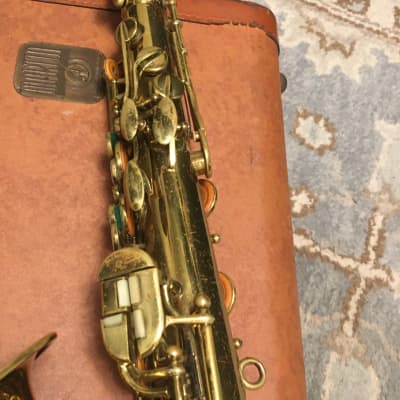 THE MARTIN ALTO 1953 SAXOPHONE ORG LAC 2 DIE 4 PAT. NUMS BELOW SN. PLAYS WELL TEC SERV. ORG SAX CASE image 18