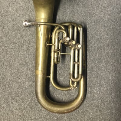 Antique Brass Vintage Trumpet Pocket Bugle Horn 3 Valve Mouthpiece Best for  Gift