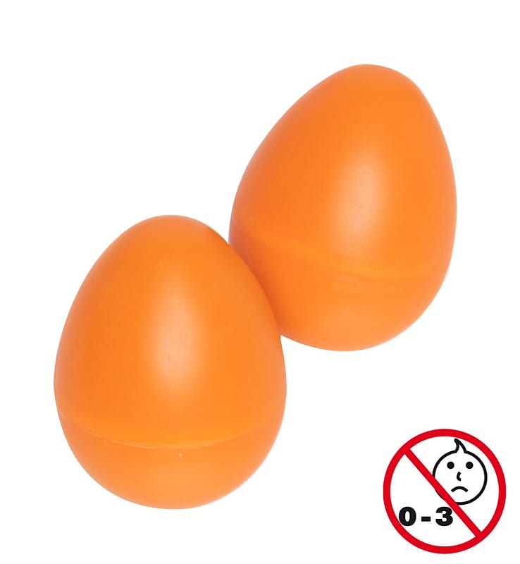 Stagg - Egg Shakers (Pair) Orange (40g - 3/8oz) image 1