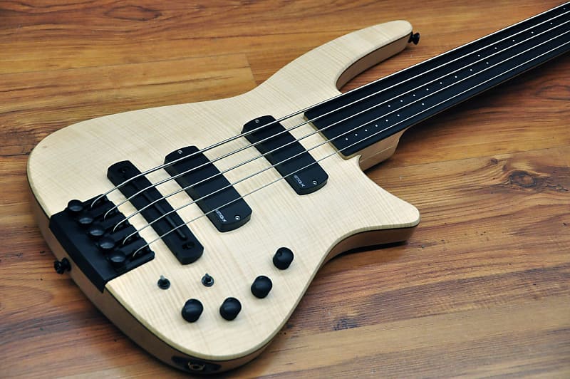 NS Design CR5 Radius Fretless Bass Guitar Natural Natural