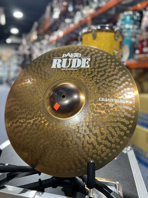 Paiste 19" RUDE Crash/Ride Cymbal New / Free Shipping / Auth Dealer image 1