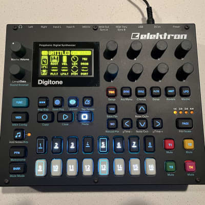 Elektron Digitone 8-Voice Digital Synthesizer 2017 - 2024 - Black