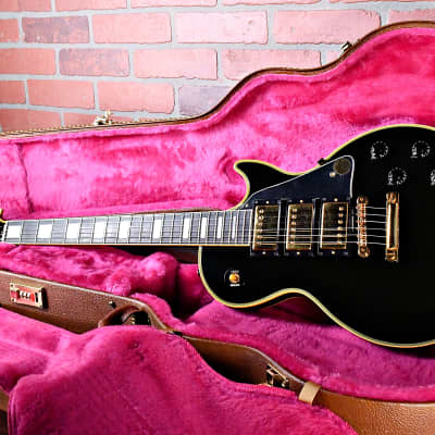 Gibson Les Paul Custom 3-Pickup Black Beauty 35th Anniversary  1989 Ebony OHSC image 14