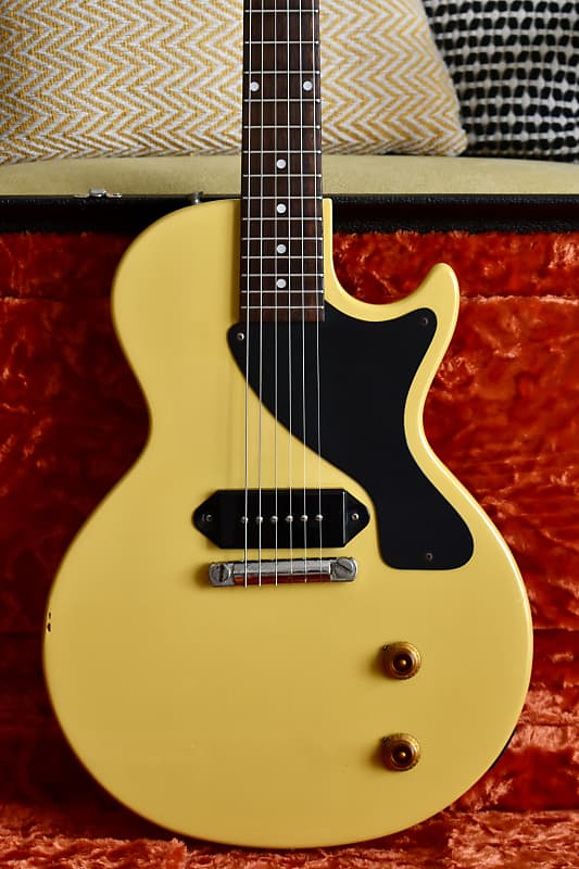 RARE 1988 Greco Japan EJR54-60 Les Paul Junior in TV Yellow Original MIJ  Fujigen Japanese Vintage Lawsuit JR | Reverb