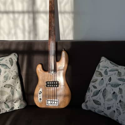 Regenerate Guitar Works VRB 5 String Fretless 2011 - Natural Gloss image 1