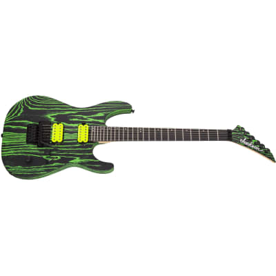 Jackson Pro Series Dinky DK2 Ash Body Guitar - Green Glow image 6