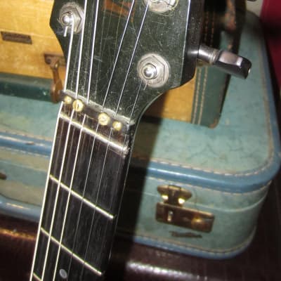 1990 Luke Luckier LA Guitar Studio Custom Chambered Electric Black image 2