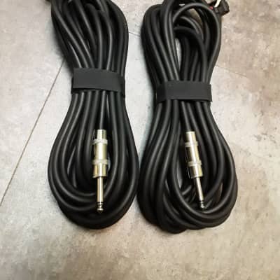 Heavy Gauge 1/4" to Banana Cables Pair - 25ft. Length - *Great for Studio Monitors* image 8