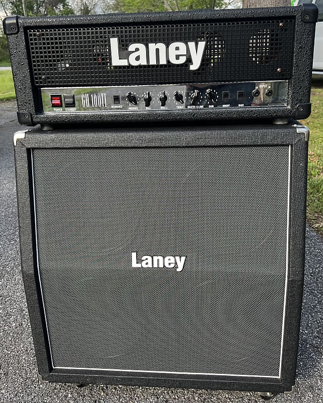 Laney GH100Ti Tony Iommi 100 Watt All Tube Half Stack GSH412A Reverb