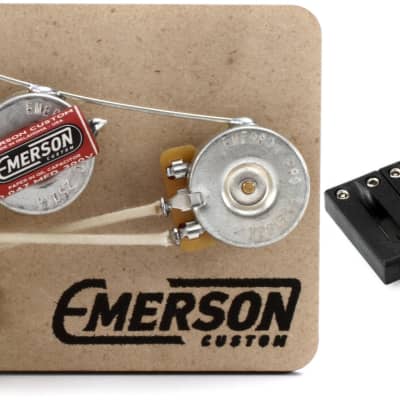 Emerson Custom Prewired Kit for Strat 5-Way Blender (250K Ohm Pots & 0 –  Chicago Music Exchange