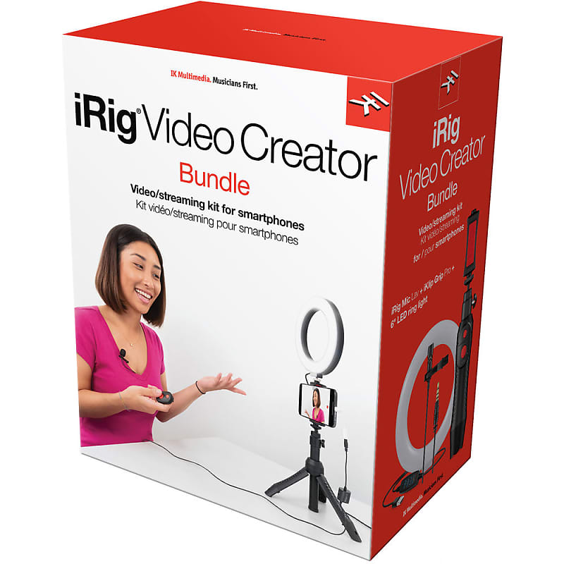 IK Multimedia iRig Video Creator Bundle All-in-One Streaming Setup for Smartphones image 1