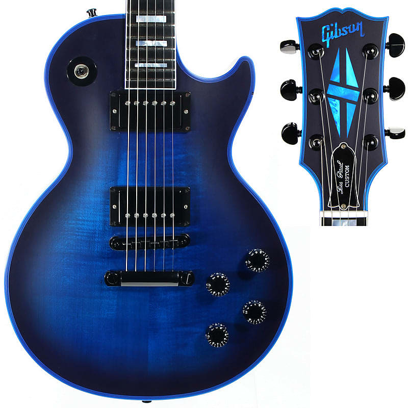2017 Gibson Custom Shop Les Paul SATIN BLUE BURST WIDOW