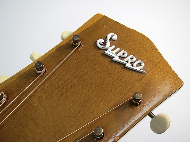 Vintage 1960s Supro Guitar Kay Made Solid Wood All Original