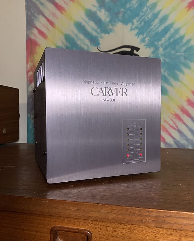 Fully Restored Carver M-400T "The Cube" Stereo/Mono Power Amp - Over 200WPC Or 500W Mono In A Tiny Package! image 1