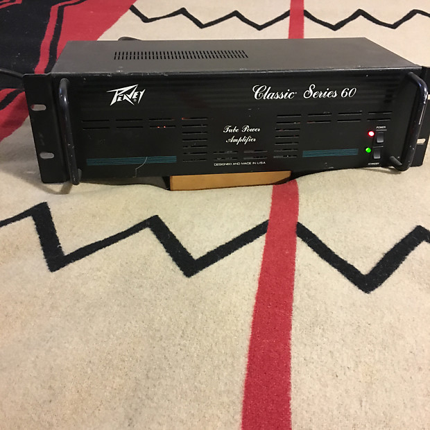Peavey Classic Series 60 Tube Power Amp Black w White Script