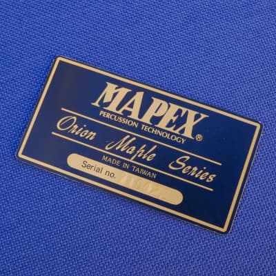 Mapex Orion Maple Series Badge Factory Original Excellent RARE image 1
