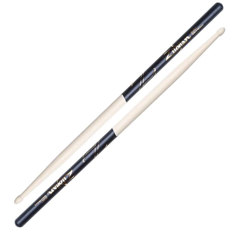 Zildjian 5A Wood Black Dip Drum Sticks image 1