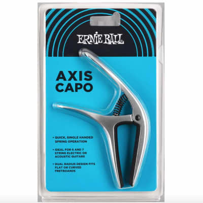 Ernie Ball Axis Capo - Silver for sale