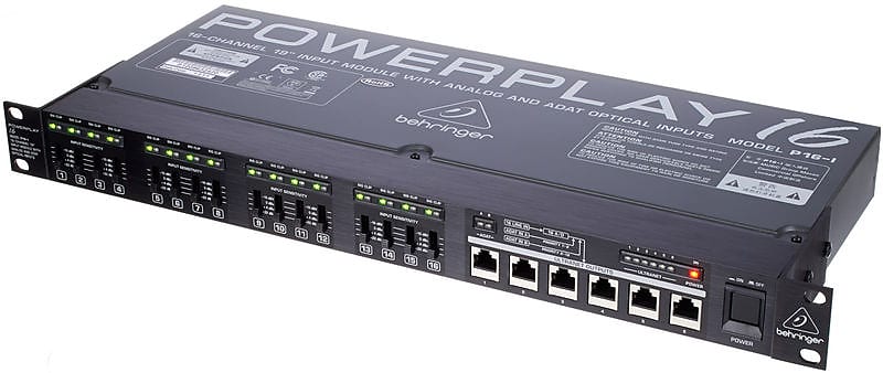 Behringer Powerplay 16 P16-I 16-Channel Input Module image 1