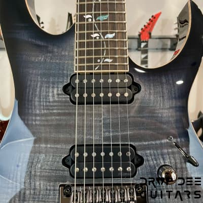 Ibanez J Custom RG8527 7-String Electric Guitar w/ Case-Black Rutile image 6
