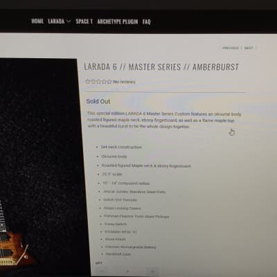 2022 Abasi Larada 6 Master Series USA Amberburst image 19