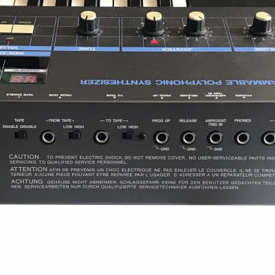 1982 Korg Poly-61 Vintage Analog Synthesizer Works Good! image 6