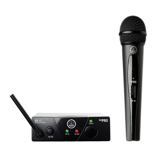 AKG WMS40 Mini Wireless Vocal Microphone System (Band 45C) image 1