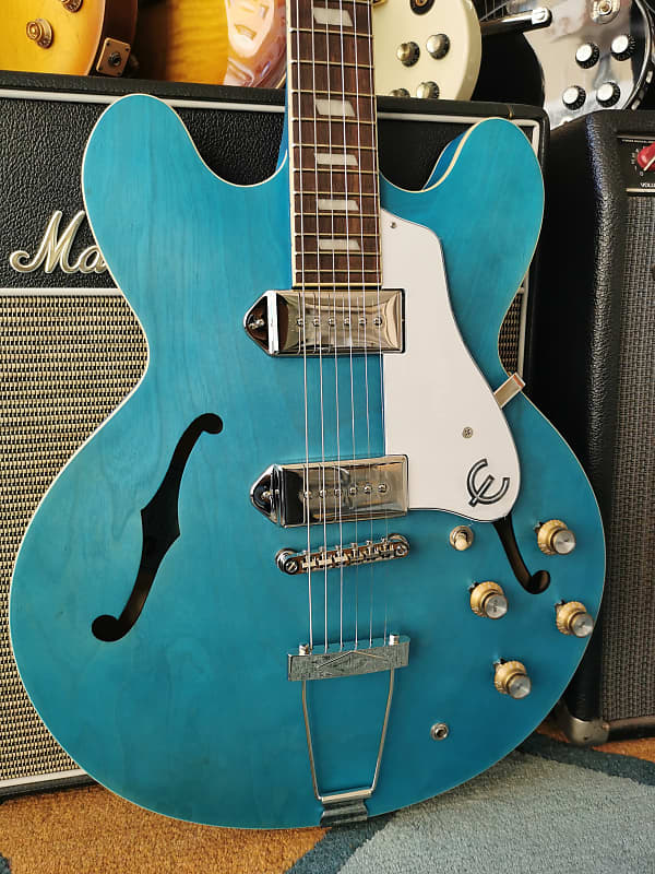 Epiphone Casino Worn 2022 Blue Denim