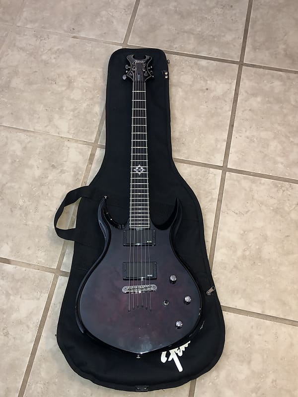 ギター Schecter Diamond series Danien Devil Schecter 6 String Diamond Series Devil Spine Red Electric
