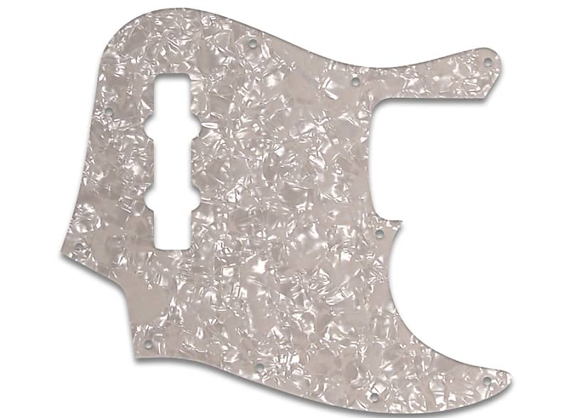 Pickguard For Fender Mexican Standard Jazz Bass Aged Pearl Reverb