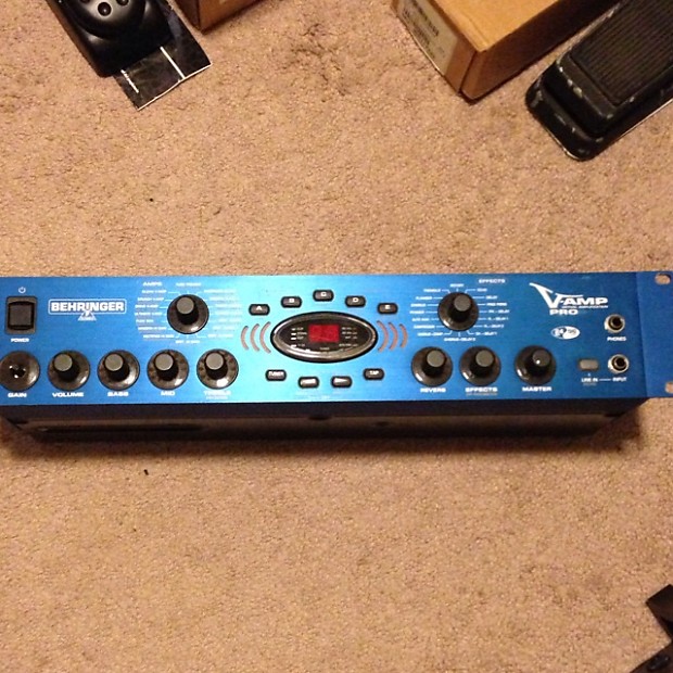 Behringer VAmp Pro Guitar Amp Effect Modeler Rack Mount Reverb
