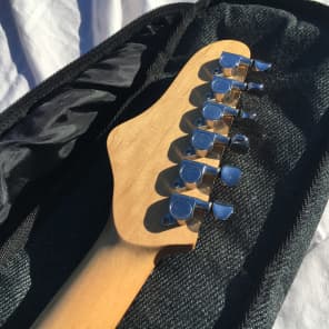 Aria Nexter Electric Guitar Cool Blue RARE Nice w/ Case image 9