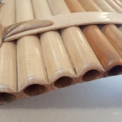 Pan flute 23 Pipes D Key High Quality Handmade Instrument image 3