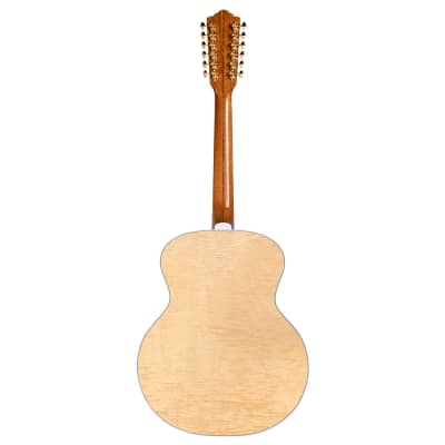 Guild USA F-512 12-String Jumbo Acoustic Guitar - Sitka Spruce Top - Arched Back - Flamed Maple Back and Sides - Maple Blonde image 2