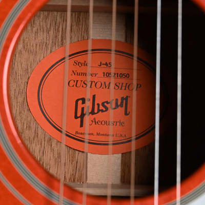 Gibson 1968 J-45 Cherry Top Custom Shop 2011 image 15