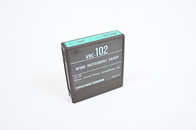 YAMAHA「 VRC-102 」DATA CARTRIDGE for DX7 Yamaha DX7 VRC-102 WIND INSTRUMENT Group Rom Cartridge | eBay