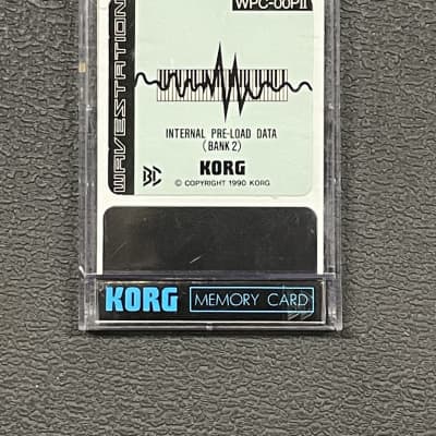 Korg Wavestation WPC-OAD Data Card (Internal Preload, Bank 2)