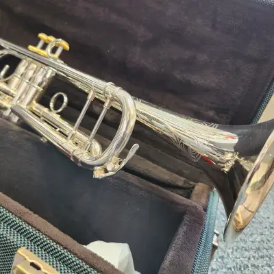 Eastman ETR821S "Windy City" Limited Edition Silver Bb Trumpet image 3