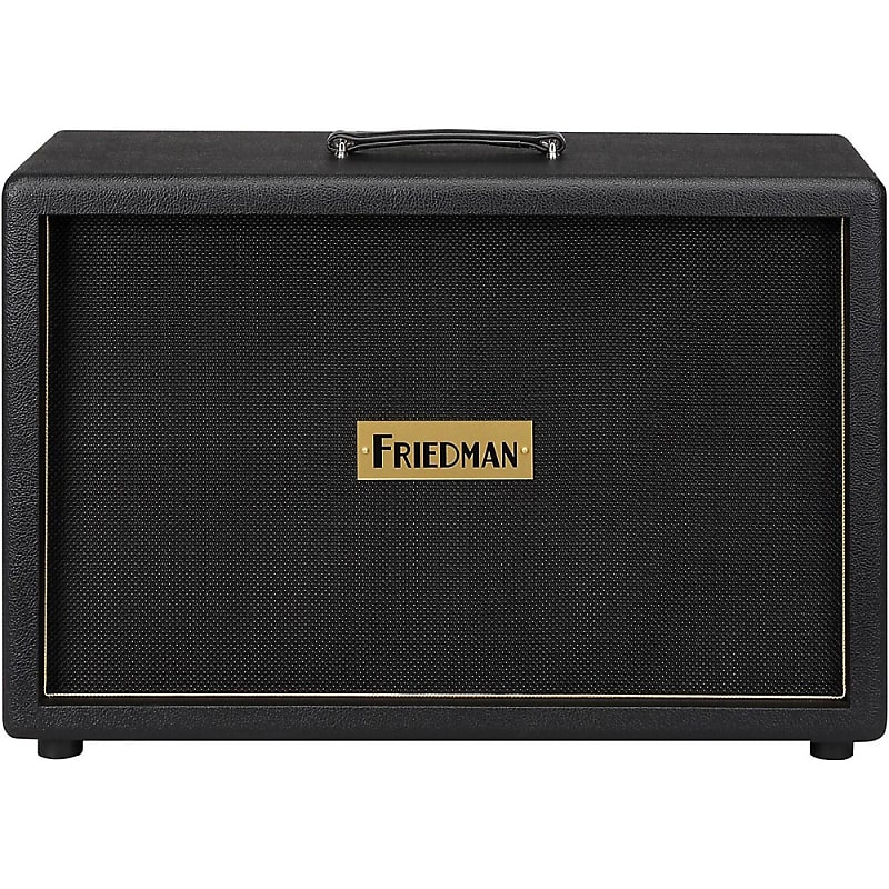 Friedman 2x12" Ported Closed Back Guitar Cabinet With Celestion Vintage 30s Black image 1