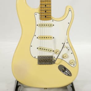Fender Japan Stratocaster ST72-140 Yngwie Malmsteen Yellow White image 2