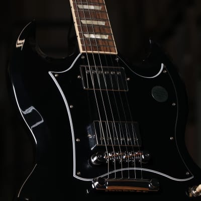 Gibson SG Standard Electric Guitar in Ebony with Soft Shell Case image 3
