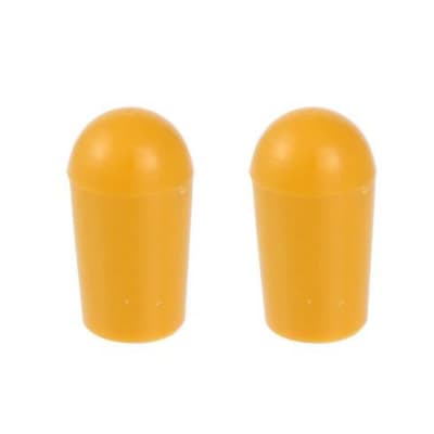 Gibson Les Paul/SG Guitar AMBER Switch Tip Knobs - Set of 2 image 1