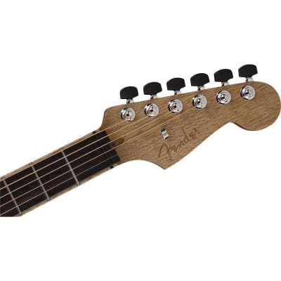Fender American Acoustasonic Stratocaster Acoustic Guitar, Ebony Fingerboard, Cocobolo image 6