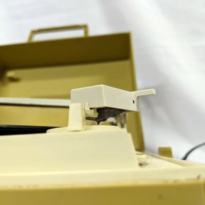 RCA VPN34N 1960's Yellow Portable Record Player w/ Original Speakers - For Parts or Repair image 10