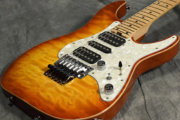 Schecter Japan SD-DX-24-AS Lemon Drop Sunburst