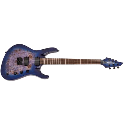 Jackson Pro Series Chris Broderick Soloist HT6P Guitar, Laurel, Transparent Blue image 3