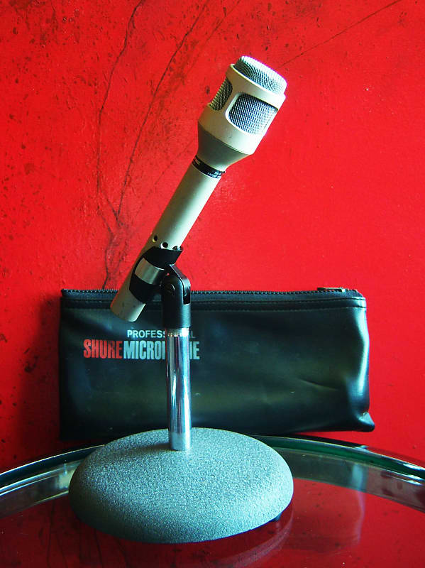 Vintage RARE 1980's Shure SM53 dynamic cardioid microphone Lo Reverb