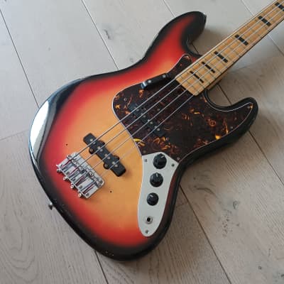 Matsumoku Bird Jazz Bass 1970s Sunburst for sale