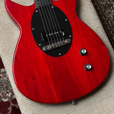 Rivolta Guitars Duocata Jr Rosso Red Electric Guitars with Rivolta Premium Soft Case image 2