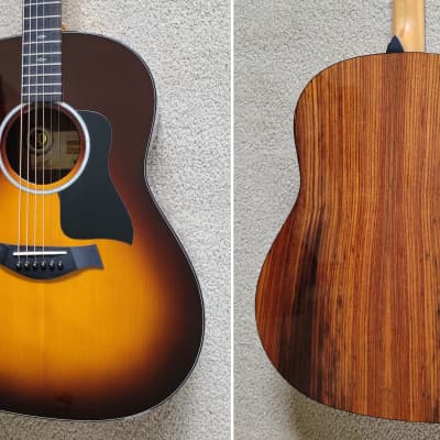 Taylor 217e-SB Plus LTD 50th Anniversary Acoustic Electric Guitar, Tobacco Sunburst, Taylor Case image 1